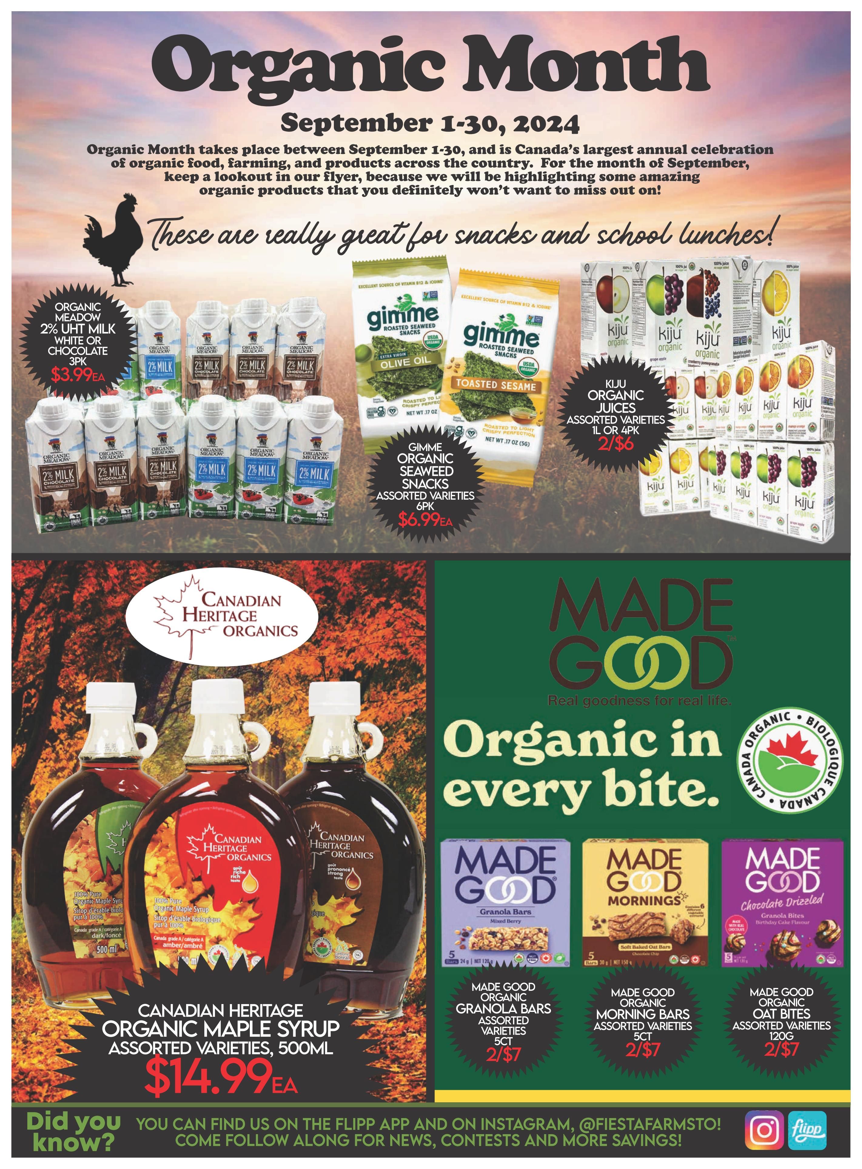 Fiesta Farms Flyer September 6 to 12