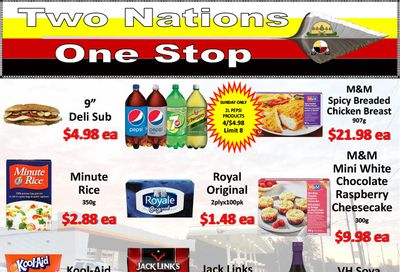 Two Nations One Stop Flyer September 6 to 12