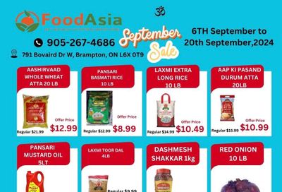 FoodAsia Flyer September 6 to 20