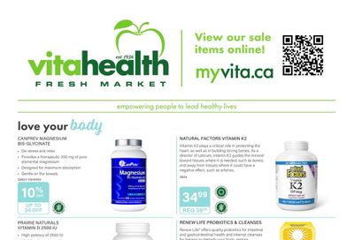 Vita Health Fresh Market Flyer September 5 to 25