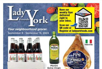 Lady York Foods Flyer September 9 to 15