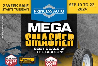 Princess Auto Flyer September 10 to 22