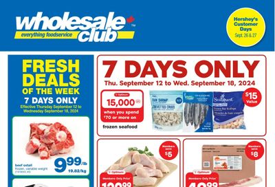 Wholesale Club (West) Flyer September 12 to October 2