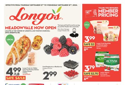 Longo's (Meadowvale) Flyer September 12 to 18