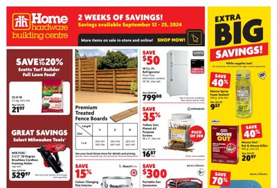 Home Hardware Building Centre (ON) Flyer September 12 to 25