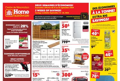 Home Hardware Building Centre (QC) Flyer September 12 to 25