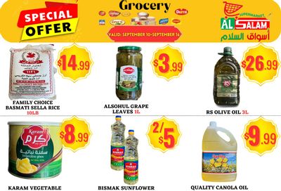 Al-Salam Supermarket Flyer September 10 to 16