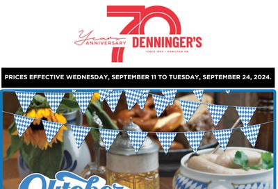 Denninger's Monthly Flyer September 11 to 24