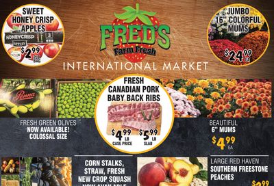 Fred's Farm Fresh Flyer September 11 to 17