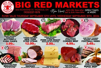 Big Red Markets Flyer September 12 to 18