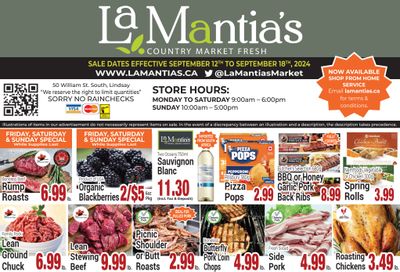 LaMantia's Flyer September 12 to 18