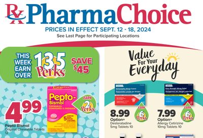 PharmaChoice (BC, AB, SK & MB) Flyer September 12 to 18 