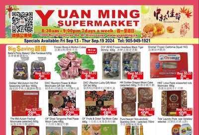 Yuan Ming Supermarket Flyer September 13 to 19