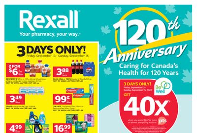 Rexall (ON) Flyer September 13 to 19