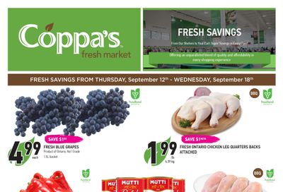 Coppa's Fresh Market Flyer September 12 to 18