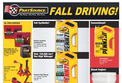 PartSource Flyer September 13 to 18