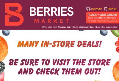 Berries Market Flyer September 12 to 18