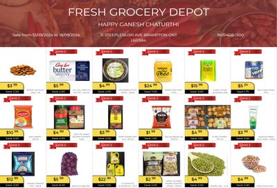 Fresh Grocery Depot Flyer September 12 to 18