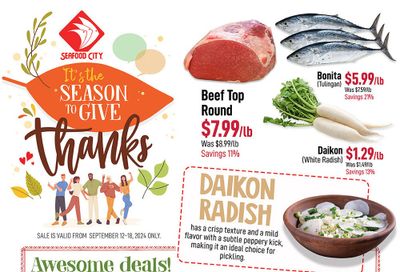 Seafood City Supermarket (West) Flyer September 12 to 18