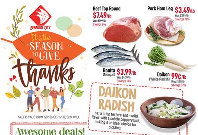 Seafood City Supermarket (ON) Flyer September 12 to 18