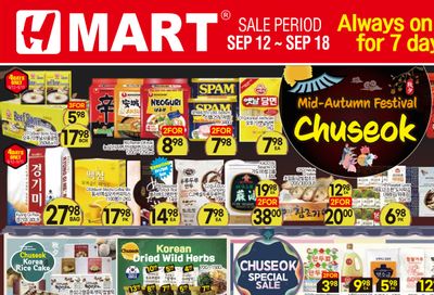 H Mart (West) Flyer September 12 to 18