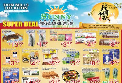 Sunny Foodmart (Don Mills) Flyer September 13 to 19