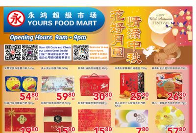 Yours Food Mart Flyer September 13 to 19