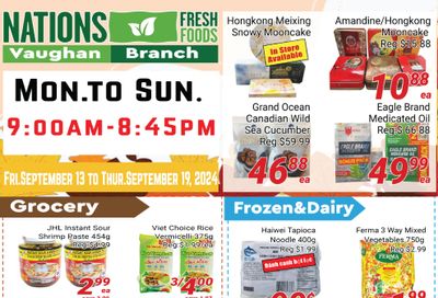 Nations Fresh Foods (Vaughan) Flyer September 13 to 19