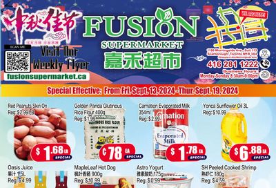 Fusion Supermarket Flyer September 13 to 19