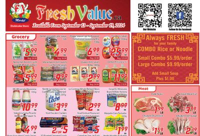 Fresh Value (Etobicoke) Flyer September 13 to 19