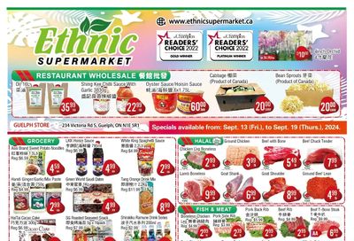 Ethnic Supermarket (Guelph) Flyer September 13 to 19