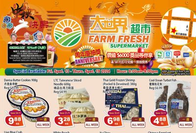 Farm Fresh Supermarket Flyer September 13 to 19