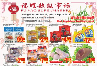 Fu Yao Supermarket Flyer September 13 to 19