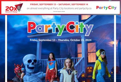 Party City Flyer September 13 to October 31