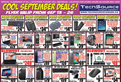 TechSource Flyer September 13 to 26