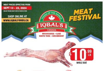 Iqbal Foods Flyer September 13 to 22