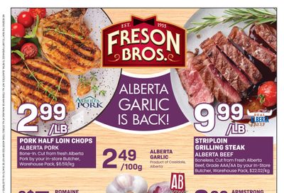 Freson Bros. Flyer September 20 to 26