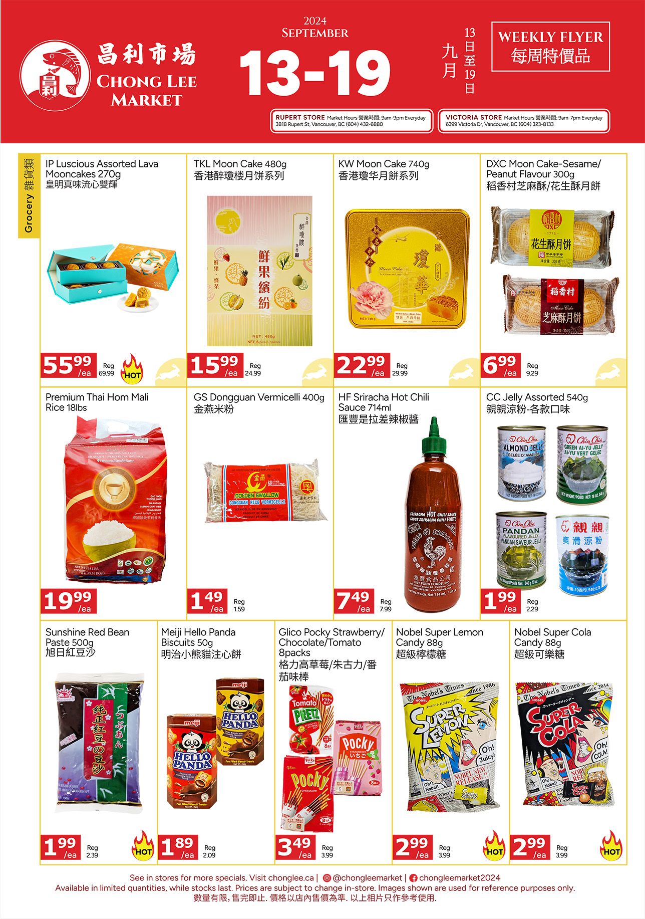 Chong Lee Market Flyer September 13 to 19