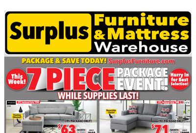 Surplus Furniture & Mattress Warehouse (Thunder Bay) Flyer September 16 to 29