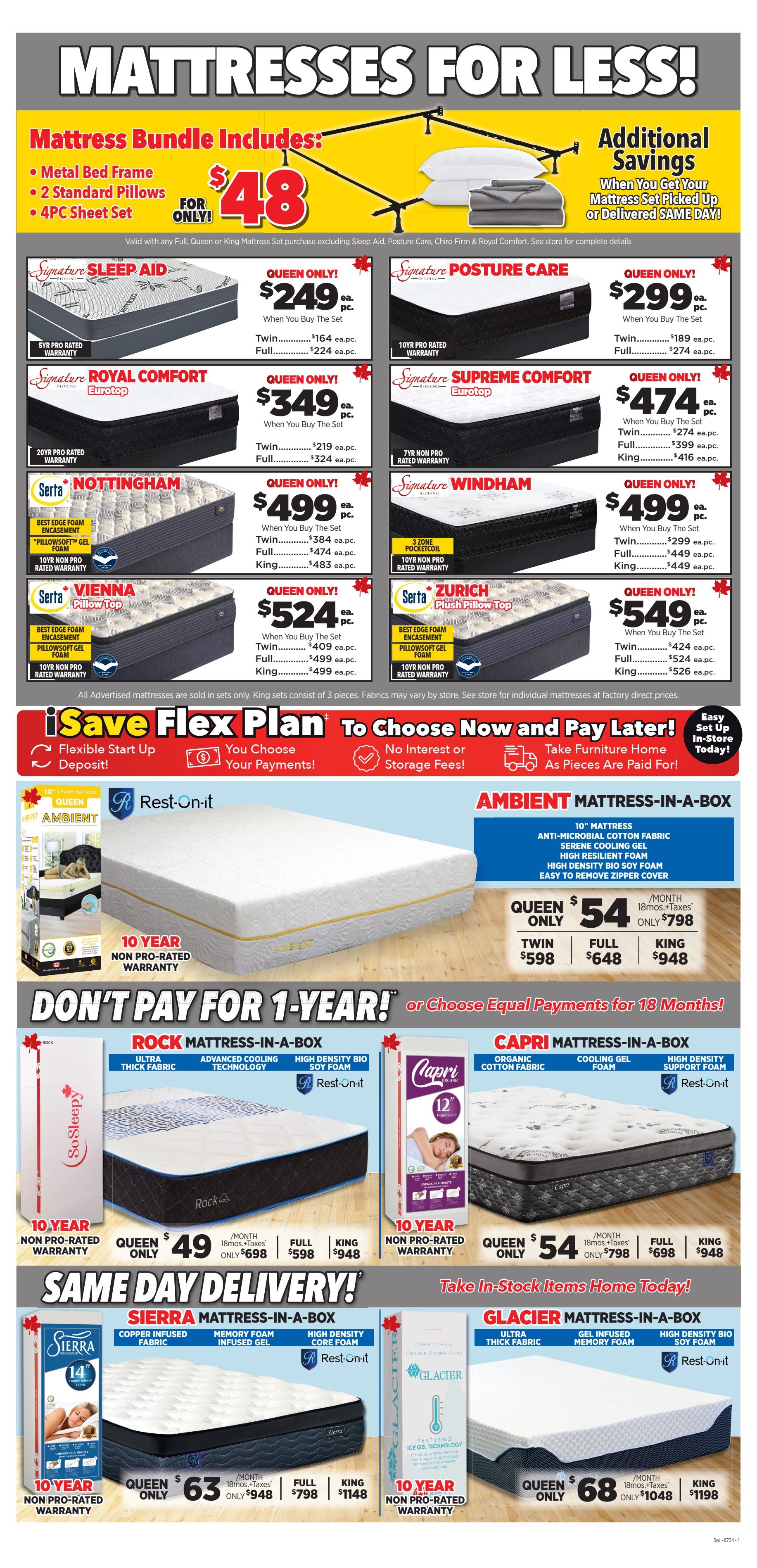 Surplus Furniture & Mattress Warehouse (Sydney) Flyer September 16 to 29