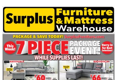 Surplus Furniture & Mattress Warehouse (St. Catharines) Flyer September 16 to 29