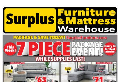 Surplus Furniture & Mattress Warehouse (Fredericton) Flyer September 16 to 29