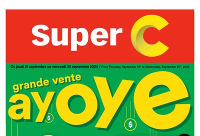 Super C Flyer September 19 to 25