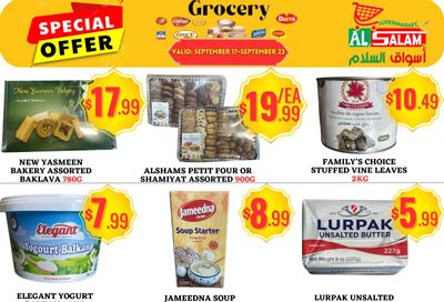 Al-Salam Supermarket Flyer September 17 to 23