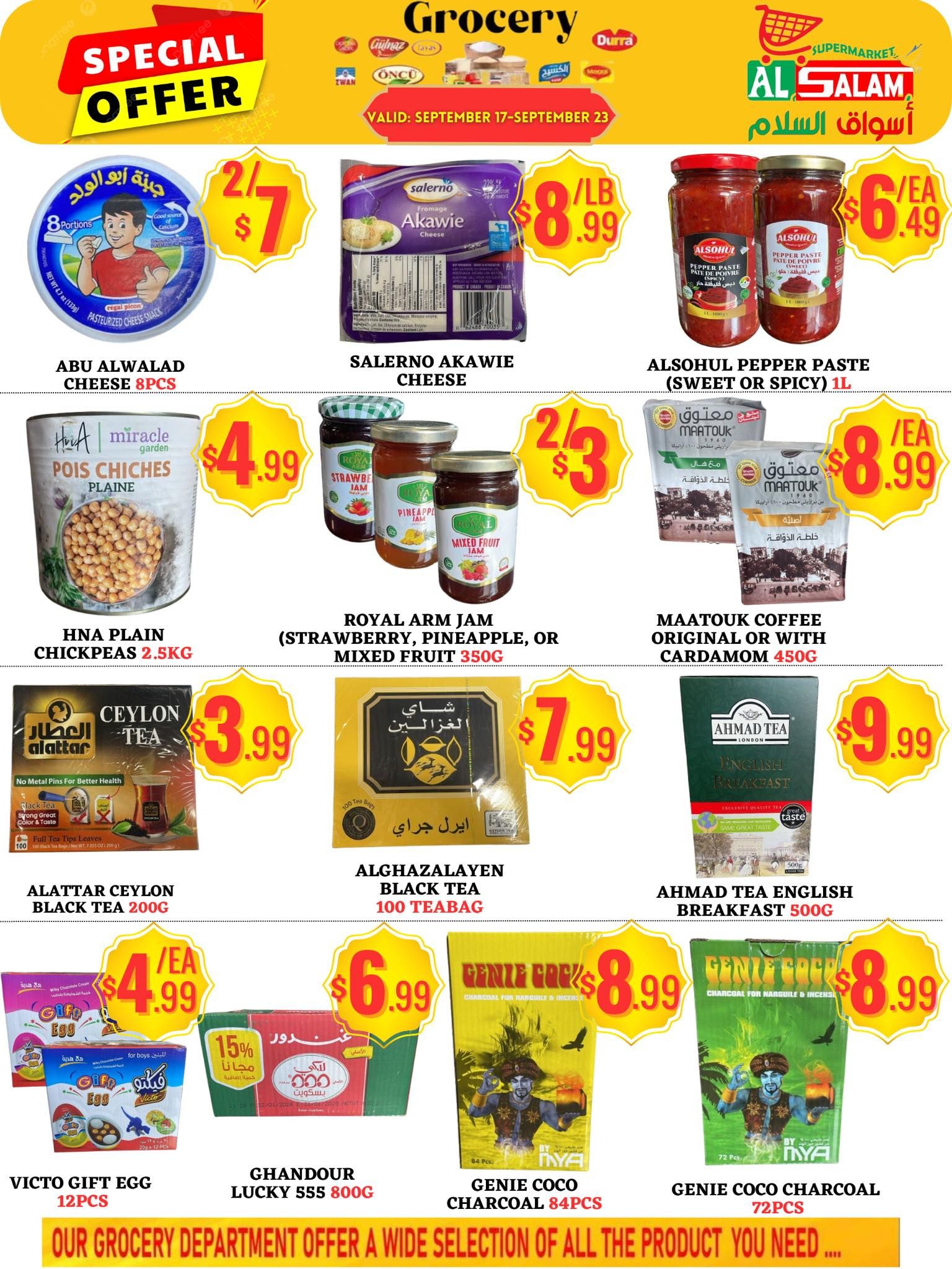 Al-Salam Supermarket Flyer September 17 to 23