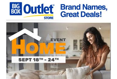 Big Box Outlet Store Flyer September 18 to 24