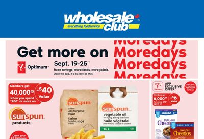 Wholesale Club (ON) Flyer September 19 to 25