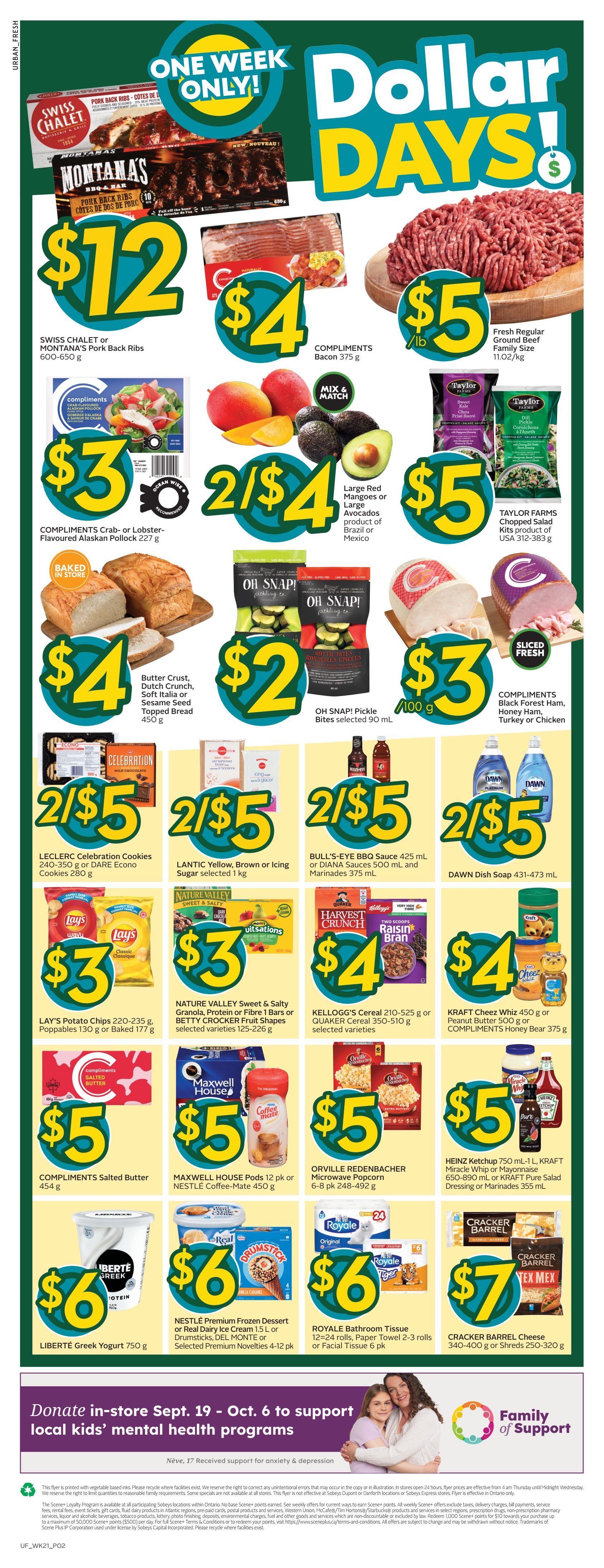 Sobeys Urban Fresh Flyer September 19 to 25