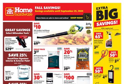 Home Hardware (BC) Flyer September 19 to 25