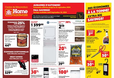 Home Hardware Building Centre (QC) Flyer September 19 to 25